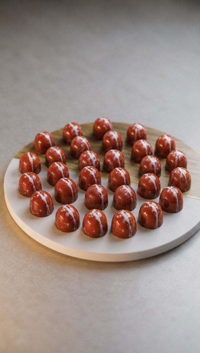 Biramel Pralinen mit Schweizer Gruyeré